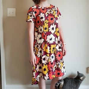LuLaRoe Floral Midi Dress